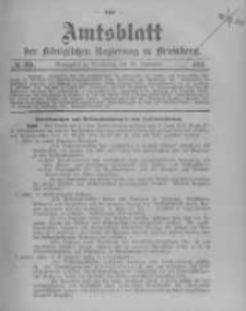 Amtsblatt der K&ouml;niglichen Preussischen Regierung zu Bromberg. 1912.09.26 No.39
