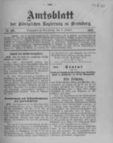 Amtsblatt der K&ouml;niglichen Preussischen Regierung zu Bromberg. 1912.10.03 No.40