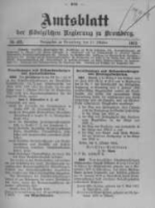Amtsblatt der Königlichen Preussischen Regierung zu Bromberg. 1912.10.17 No.42