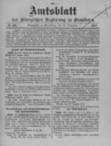 Amtsblatt der Königlichen Preussischen Regierung zu Bromberg. 1912.11.28 No.48