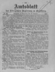 Amtsblatt der Königlichen Preussischen Regierung zu Bromberg. 1912.12.19 No.51