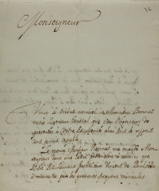 List NN do Jana Szembeka z 10.01.1731 roku