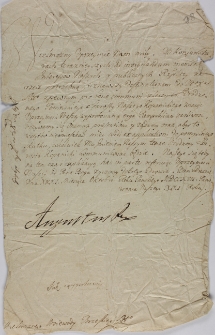 August II do woj. brzeskiego, delegacja Ponińskiego, sty kopanickiego do W.X.L., poselstwo do cara 1717