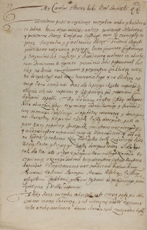 Uniwersał o elekcji kr&oacute;la, wydany przez Karola XII kr&oacute;la Szwecji 4.01.1704