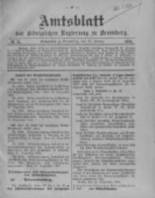 Amtsblatt der Königlichen Preussischen Regierung zu Bromberg. 1910.01.13 No.2