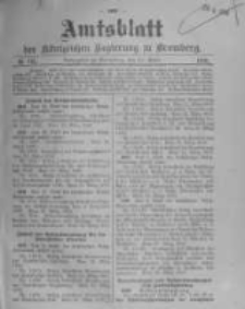 Amtsblatt der K&ouml;niglichen Preussischen Regierung zu Bromberg. 1910.04.21 No.16