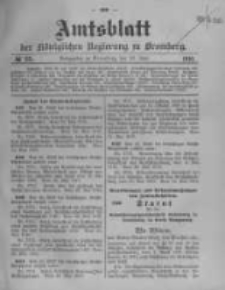 Amtsblatt der K&ouml;niglichen Preussischen Regierung zu Bromberg. 1910.06.23 No.25