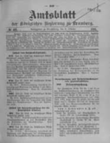 Amtsblatt der Königlichen Preussischen Regierung zu Bromberg. 1910.10.06 No.40