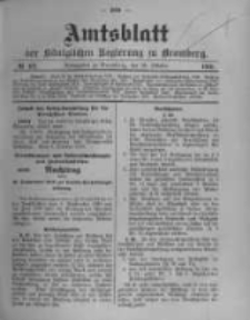 Amtsblatt der Königlichen Preussischen Regierung zu Bromberg. 1910.10.20 No.42