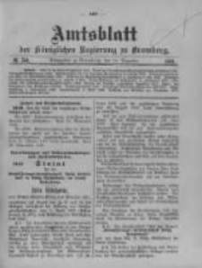 Amtsblatt der K&ouml;niglichen Preussischen Regierung zu Bromberg. 1910.12.15 No.50
