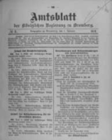 Amtsblatt der Königlichen Preussischen Regierung zu Bromberg. 1913.02.01 No.5