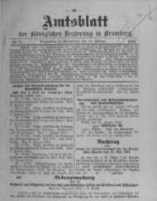 Amtsblatt der K&ouml;niglichen Preussischen Regierung zu Bromberg. 1913.02.15 No.7