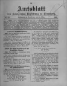 Amtsblatt der K&ouml;niglichen Preussischen Regierung zu Bromberg. 1913.03.22 No.12