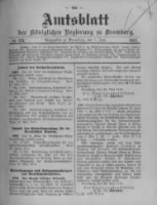Amtsblatt der K&ouml;niglichen Preussischen Regierung zu Bromberg. 1913.06.07 No.23
