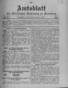 Amtsblatt der K&ouml;niglichen Preussischen Regierung zu Bromberg. 1913.06.21 No.25
