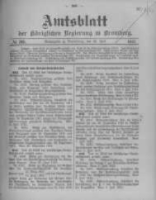 Amtsblatt der K&ouml;niglichen Preussischen Regierung zu Bromberg. 1913.07.26 No.30