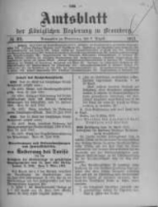 Amtsblatt der K&ouml;niglichen Preussischen Regierung zu Bromberg. 1913.08.09 No.32