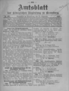 Amtsblatt der K&ouml;niglichen Preussischen Regierung zu Bromberg. 1913.09.13 No.37