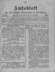 Amtsblatt der K&ouml;niglichen Preussischen Regierung zu Bromberg. 1913.09.20 No.38