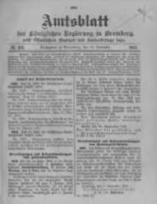 Amtsblatt der K&ouml;niglichen Preussischen Regierung zu Bromberg. 1913.11.15 No.46