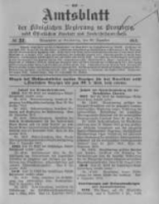 Amtsblatt der K&ouml;niglichen Preussischen Regierung zu Bromberg. 1913.12.20 No.51