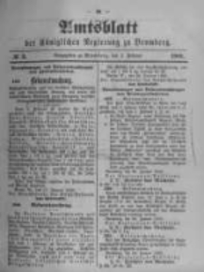 Amtsblatt der Königlichen Preussischen Regierung zu Bromberg. 1900.02.01 No.5