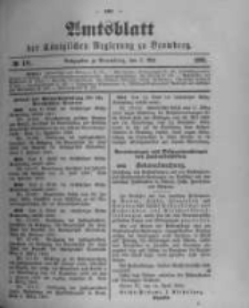 Amtsblatt der Königlichen Preussischen Regierung zu Bromberg. 1900.05.03 No.18