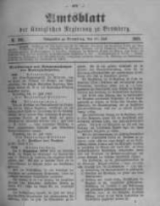 Amtsblatt der K&ouml;niglichen Preussischen Regierung zu Bromberg. 1900.07.26 No.30