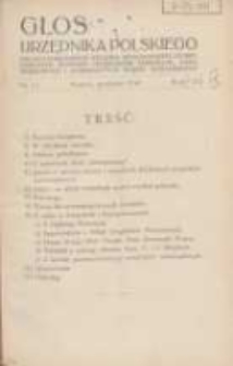 Głos Urzędnika Polskiego : organ Okręgowego Związku Stowarzyszeń i Gospodarczych Zrzeszeń Urzędników Państwowych,Samorządowych i Komunalnych Województwa Poznańskiego 12.1930 R.9 Nr12