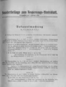 Amtsblatt der K&ouml;niglichen Preussischen Regierung zu Bromberg. 1919.02.01 No.6