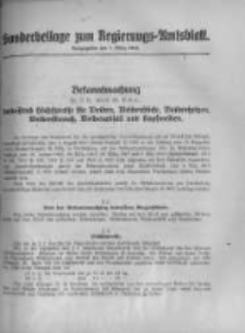 Amtsblatt der K&ouml;niglichen Preussischen Regierung zu Bromberg. 1919.03.01 No.14