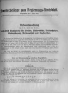 Amtsblatt der Königlichen Preussischen Regierung zu Bromberg. 1919.03.01 No.14