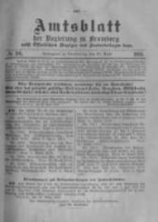 Amtsblatt der K&ouml;niglichen Preussischen Regierung zu Bromberg. 1919.04.26 No.26