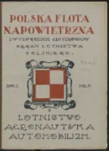 Polska Flota Napowietrzna 1. Października 1919r. Nr 5