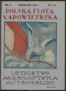 Polska Flota Napowietrzna Kwiecień 1920r. Nr 4-5