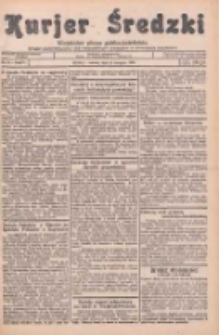 Kurjer Średzki: niezależne pismo polsko-katolickie: organ publikacyjny dla wszystkich urzęd&oacute;w w powiecie średzkim 1934.08.11 R.4 Nr91