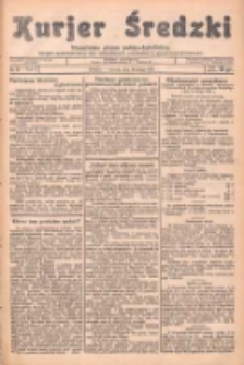 Kurjer Średzki: niezależne pismo polsko-katolickie: organ publikacyjny dla wszystkich urzęd&oacute;w w powiecie średzkim 1935.02.19 R.5 Nr22