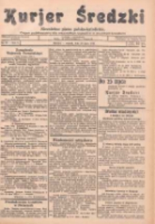 Kurjer Średzki: niezależne pismo polsko-katolickie: organ publikacyjny dla wszystkich urzęd&oacute;w w powiecie średzkim 1935.07.23 R.5 Nr85