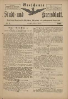 Wreschener Stadt und Kreisblatt: amtlicher Anzeiger f&uuml;r Wreschen, Miloslaw, Strzalkowo und Umgegend 1900.01.31 Nr9