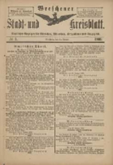Wreschener Stadt und Kreisblatt: amtlicher Anzeiger für Wreschen, Miloslaw, Strzalkowo und Umgegend 1900.01.31 Nr9