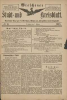 Wreschener Stadt und Kreisblatt: amtlicher Anzeiger für Wreschen, Miloslaw, Strzalkowo und Umgegend 1900.02.07 Nr11