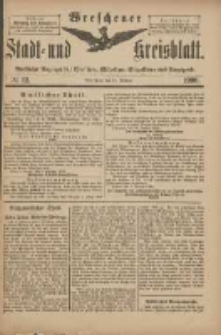 Wreschener Stadt und Kreisblatt: amtlicher Anzeiger f&uuml;r Wreschen, Miloslaw, Strzalkowo und Umgegend 1900.02.10 Nr12
