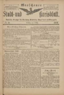 Wreschener Stadt und Kreisblatt: amtlicher Anzeiger f&uuml;r Wreschen, Miloslaw, Strzalkowo und Umgegend 1900.03.07 Nr19
