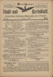 Wreschener Stadt und Kreisblatt: amtlicher Anzeiger f&uuml;r Wreschen, Miloslaw, Strzalkowo und Umgegend 1900.05.02 Nr35