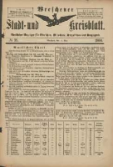 Wreschener Stadt und Kreisblatt: amtlicher Anzeiger f&uuml;r Wreschen, Miloslaw, Strzalkowo und Umgegend 1900.05.16 Nr39