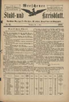 Wreschener Stadt und Kreisblatt: amtlicher Anzeiger für Wreschen, Miloslaw, Strzalkowo und Umgegend 1900.05.16 Nr39