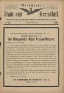Wreschener Stadt und Kreisblatt: amtlicher Anzeiger f&uuml;r Wreschen, Miloslaw, Strzalkowo und Umgegend 1900.05.19 Nr40