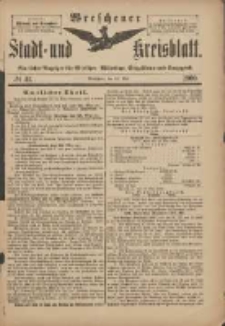 Wreschener Stadt und Kreisblatt: amtlicher Anzeiger f&uuml;r Wreschen, Miloslaw, Strzalkowo und Umgegend 1900.05.23 Nr41