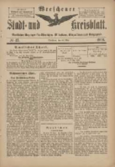 Wreschener Stadt und Kreisblatt: amtlicher Anzeiger für Wreschen, Miloslaw, Strzalkowo und Umgegend 1900.05.30 Nr43