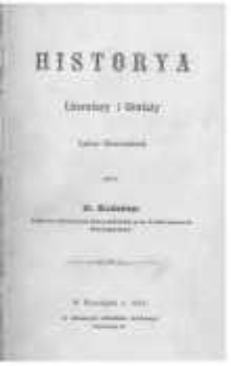 Historya literatury i oświaty ludów słowiańskich